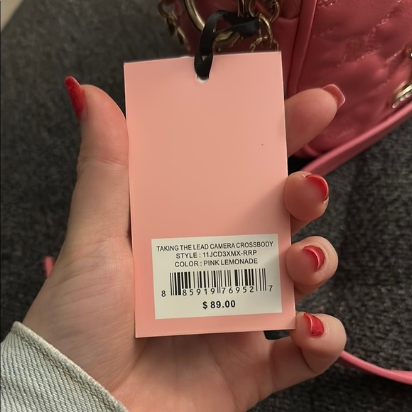 Juicy Couture Taking the always Camera Crossbody Bag Pink Lemonade - Picture 8 of 16